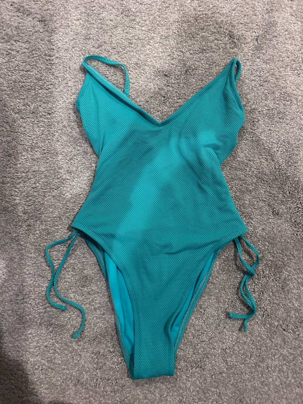 Target x Stoney Clover Teal Textured One-Piece Swimsuit